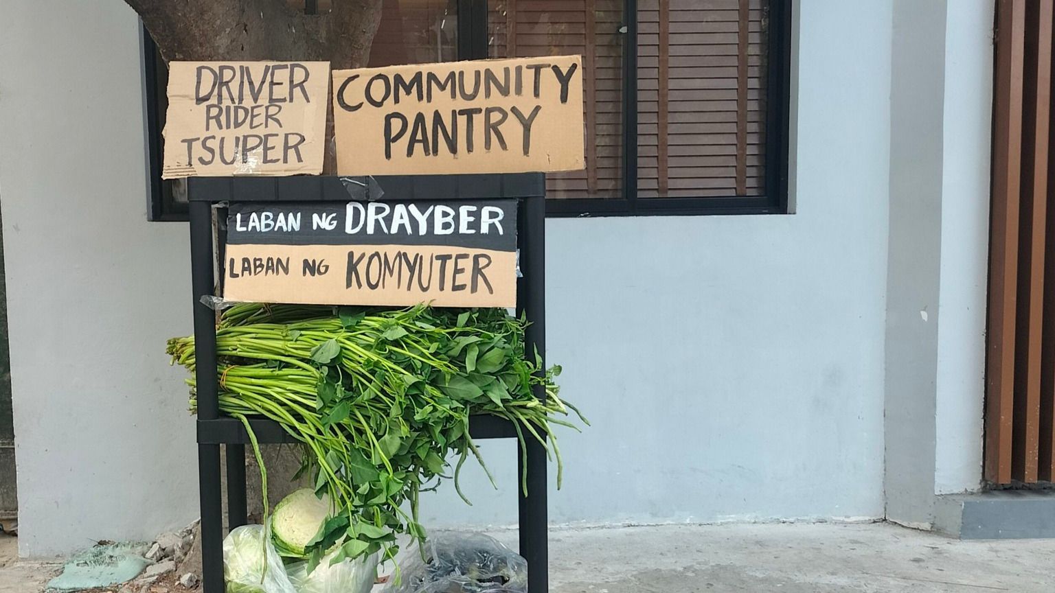 Community pantries return for PUV drivers amid oil crisis