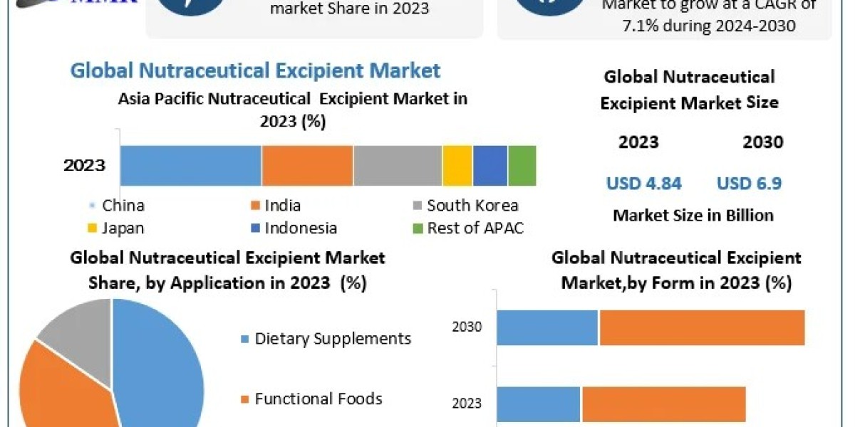 Global Nutraceutical Excipient Market to Hit USD 6.9 Bn by 2030, 7.1% CAGR