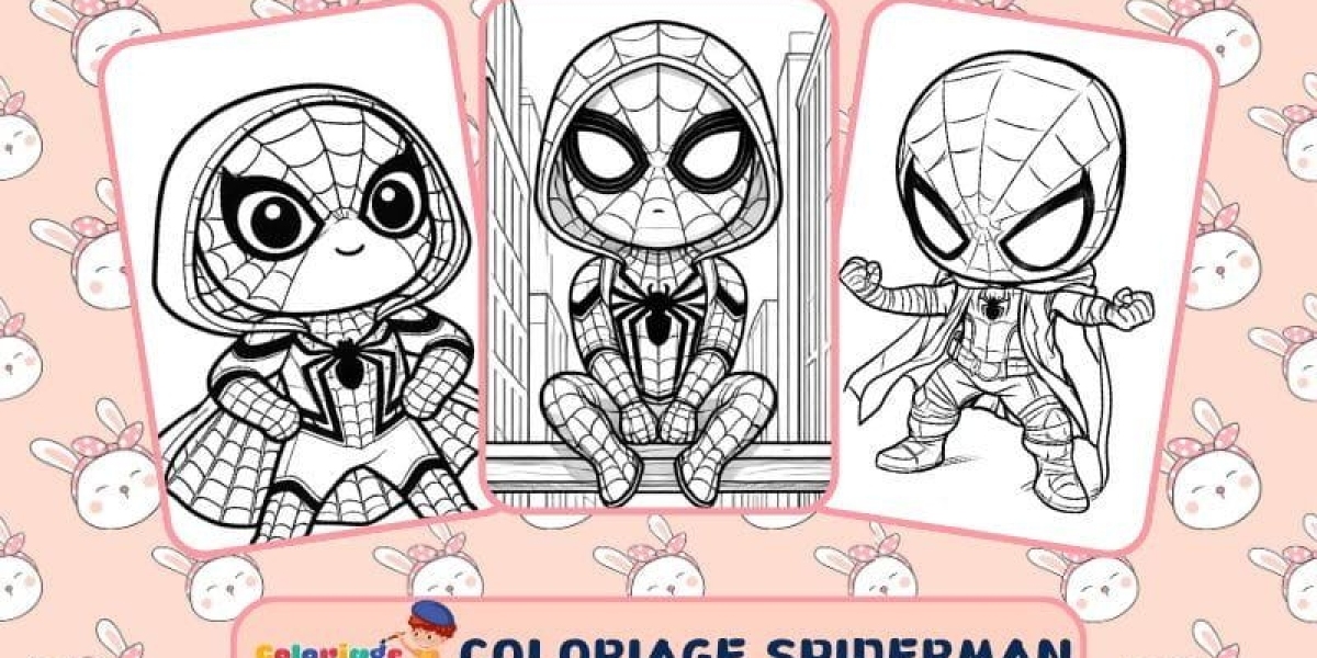 Coloriage Enfants - Comment dessiner et colorier Spiderman